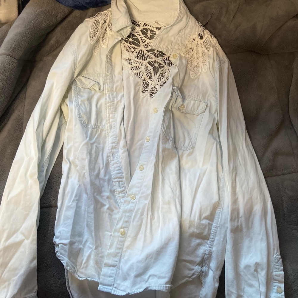 Button Up with Lace